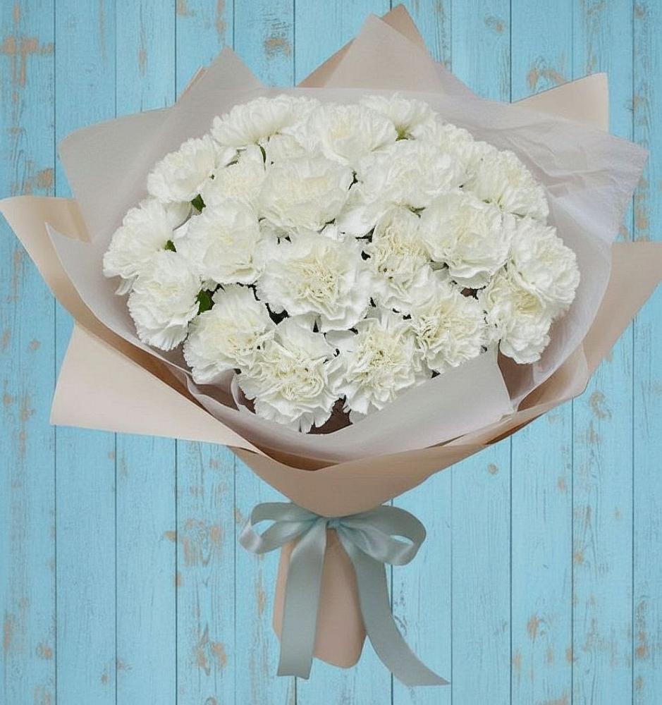 Букет цветов из: Гвоздики в Новописцово