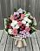 Букет цветов из: Альстромерии, Гвоздики, Розы и Хризантемы в Новописцово