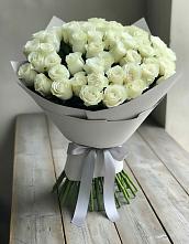 Букет 35 Белых роз в Новописцово