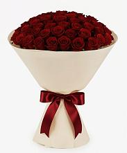 Букет 101 Бордовая роза Блэк Бакарра в Новописцово