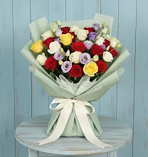Букет цветов из:  Розы в Новописцово