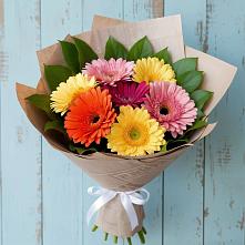 Букет цветов из:  Герберы #REPLACE_PRED# Новописцово