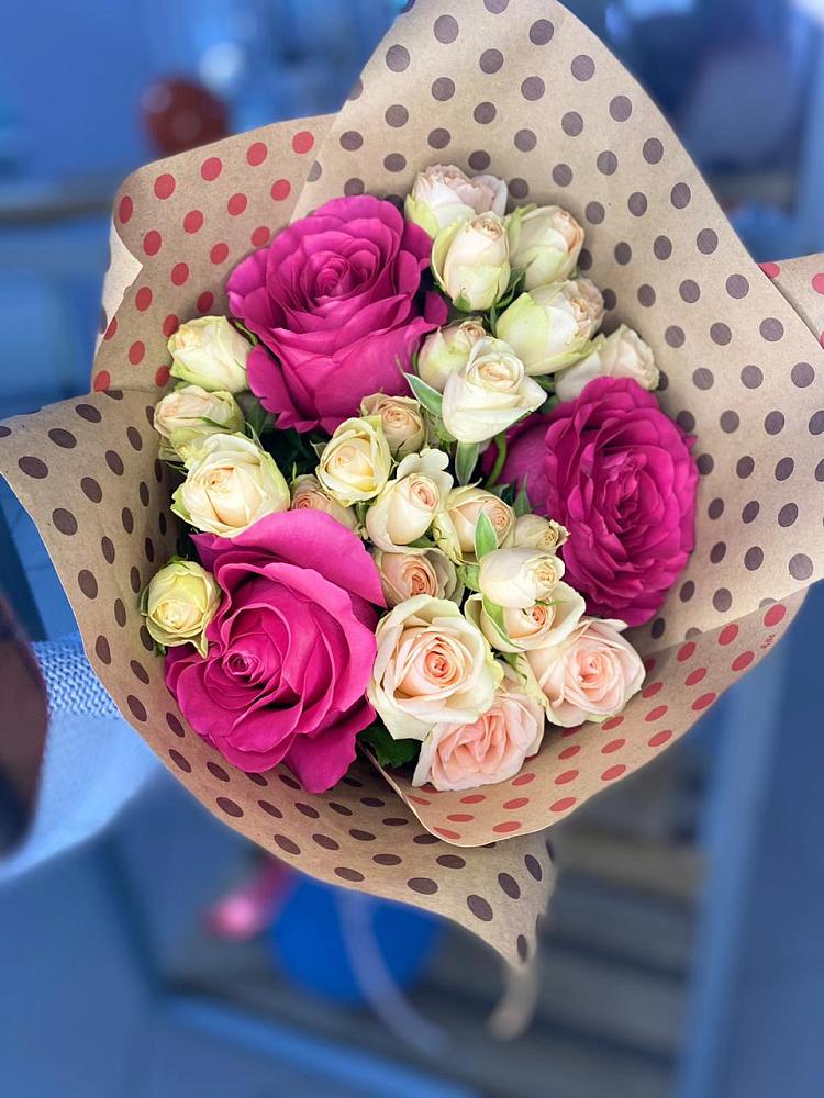 Букет цветов из: Розы в Новописцово