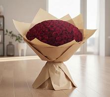 Букет 101 Красная роза в Новописцово