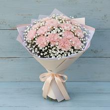Букет цветов из:  Гвоздики в Новописцово