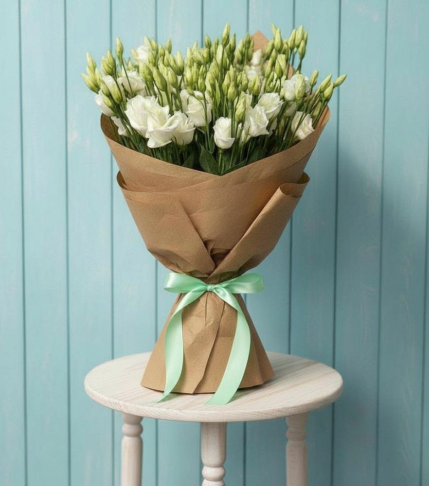 Букет цветов из: Лизиантусы в Новописцово