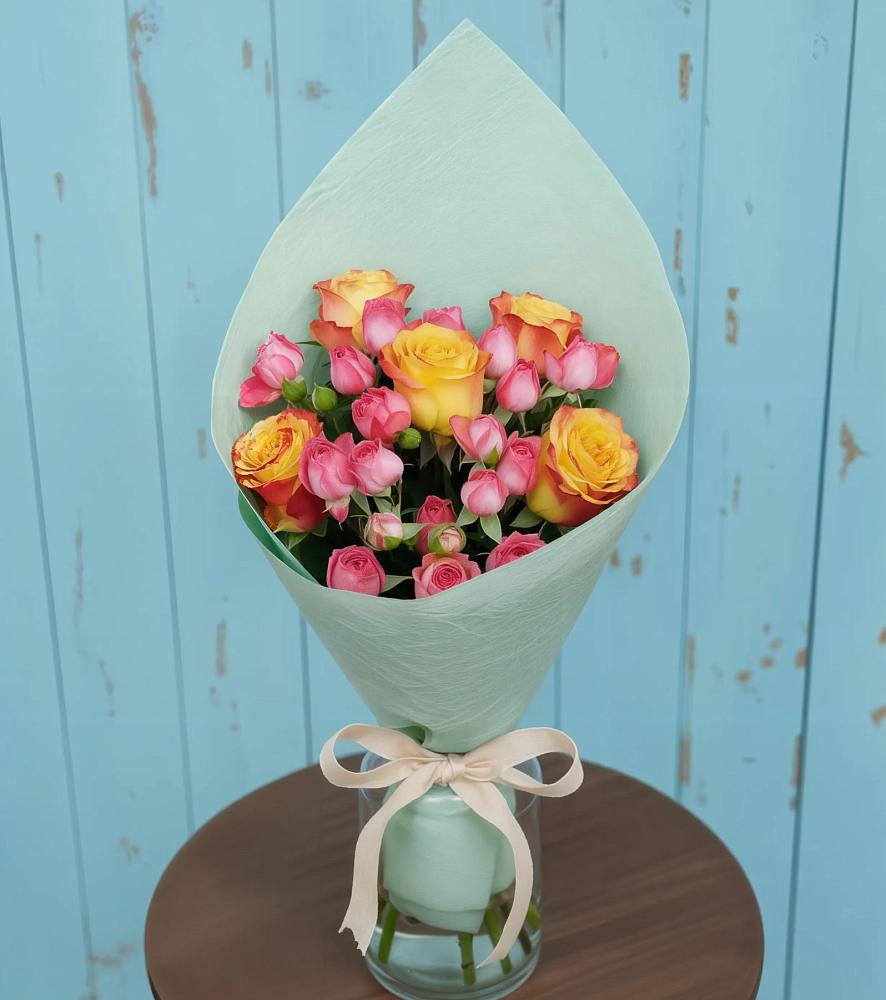 Букет цветов из: Розы в Новописцово