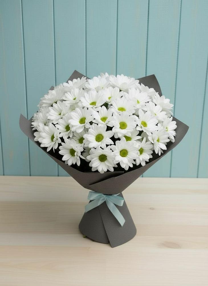 Букет цветов из: Хризантемы в Новописцово