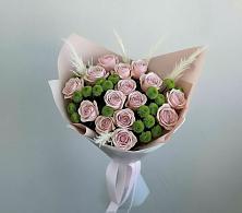Букет цветов из:  Розы и Хризантемы в Новописцово