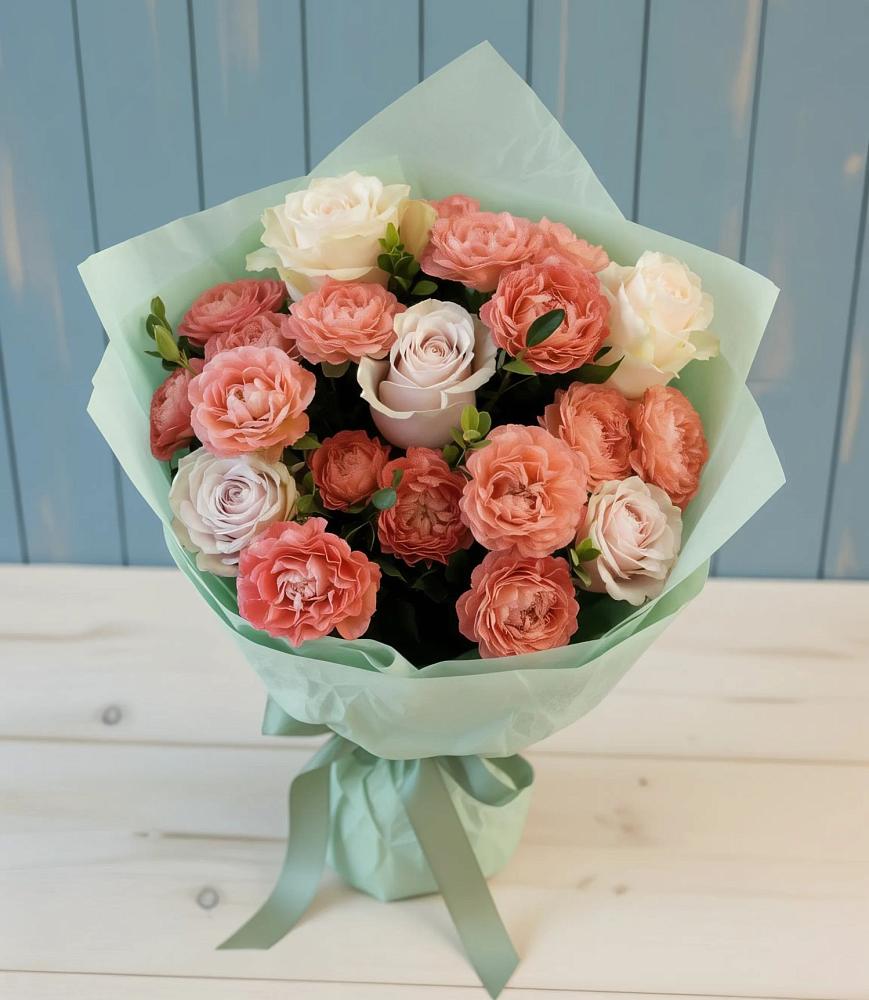 Букет цветов из: Розы в Новописцово