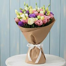 Букет цветов из:  Лизиантусы в Новописцово