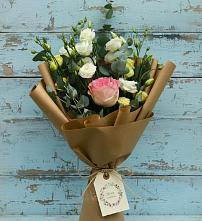 Букет цветов из:  Розы и Лизиантусы #REPLACE_PRED# Новописцово