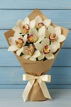 Букет цветов из:  Орхидеи и Розы в Новописцово